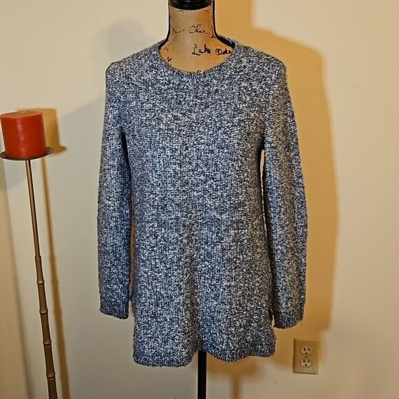 J Jill marbled gray and white oversized sweater size XS - Picture 1 of 10